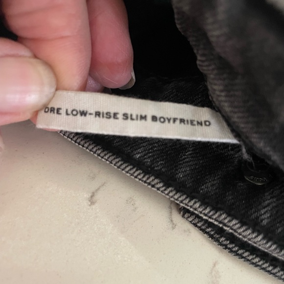 Rag & Bone New york Seraphina Dre Low Rise Slim Boyfriend Denim Jeans Raw Hem 26 - Picture 5 of 7